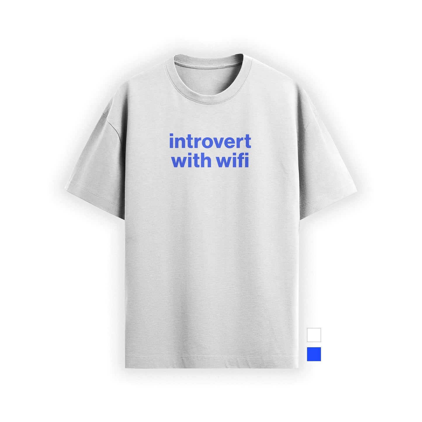 introvert with wifi tee