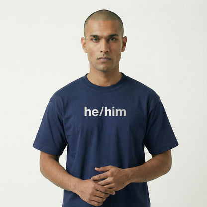he/him tee