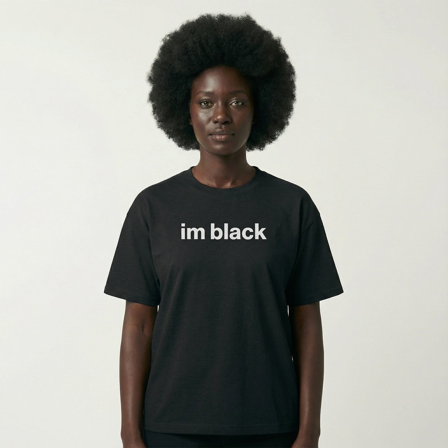 i'm black tee