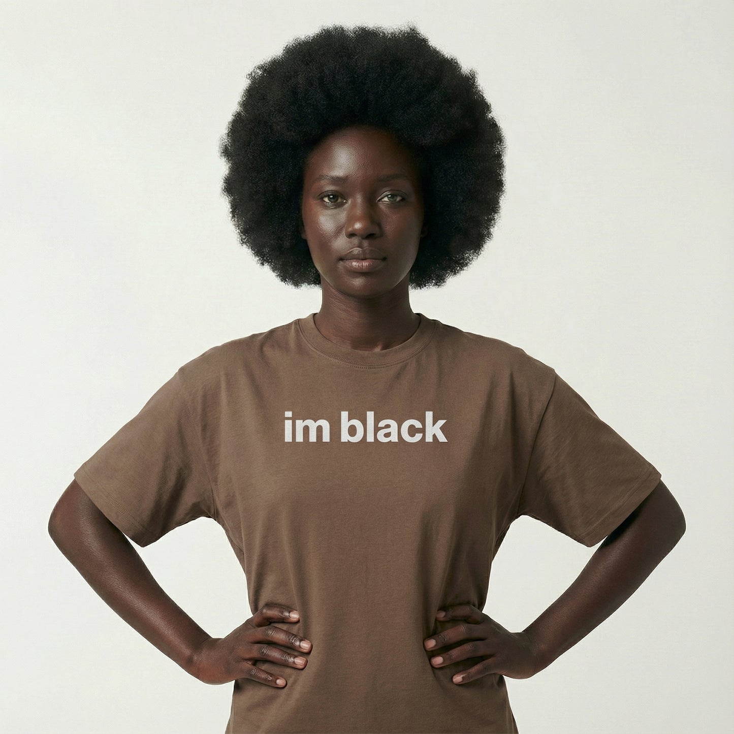 i'm black tee