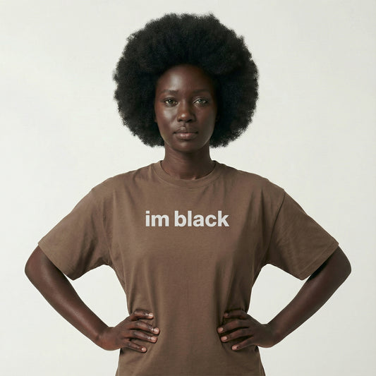 i'm black tee