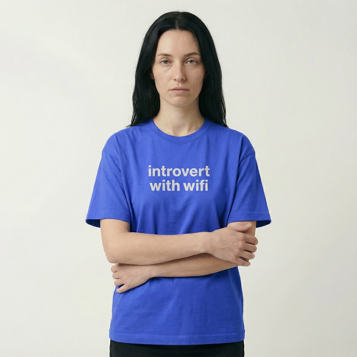 introvert with wifi tee