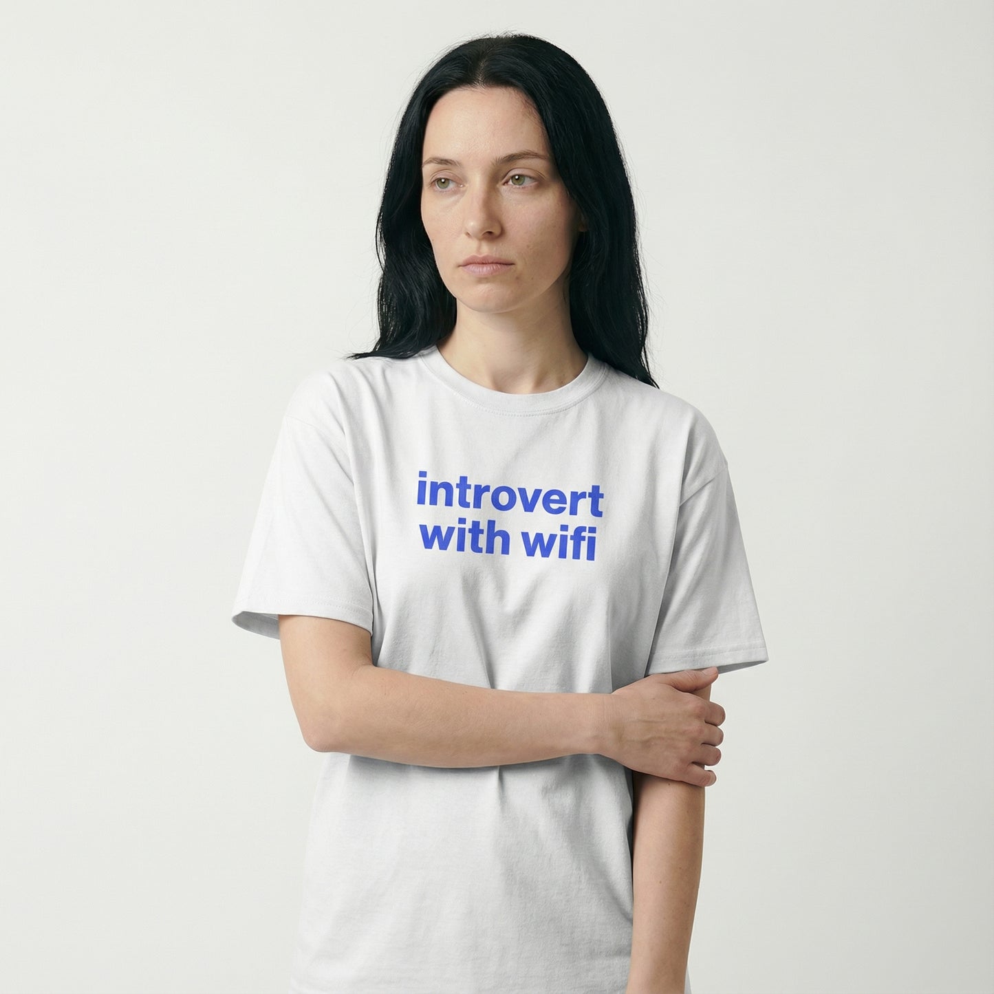 introvert with wifi tee