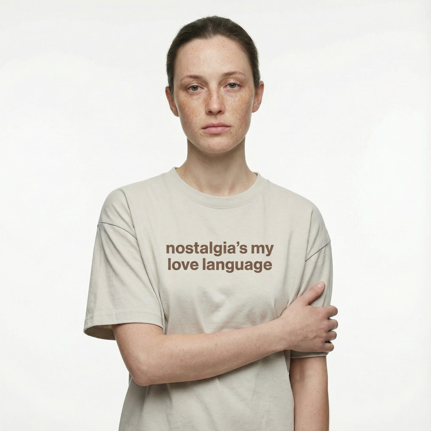 nostalgia’s my love language tee