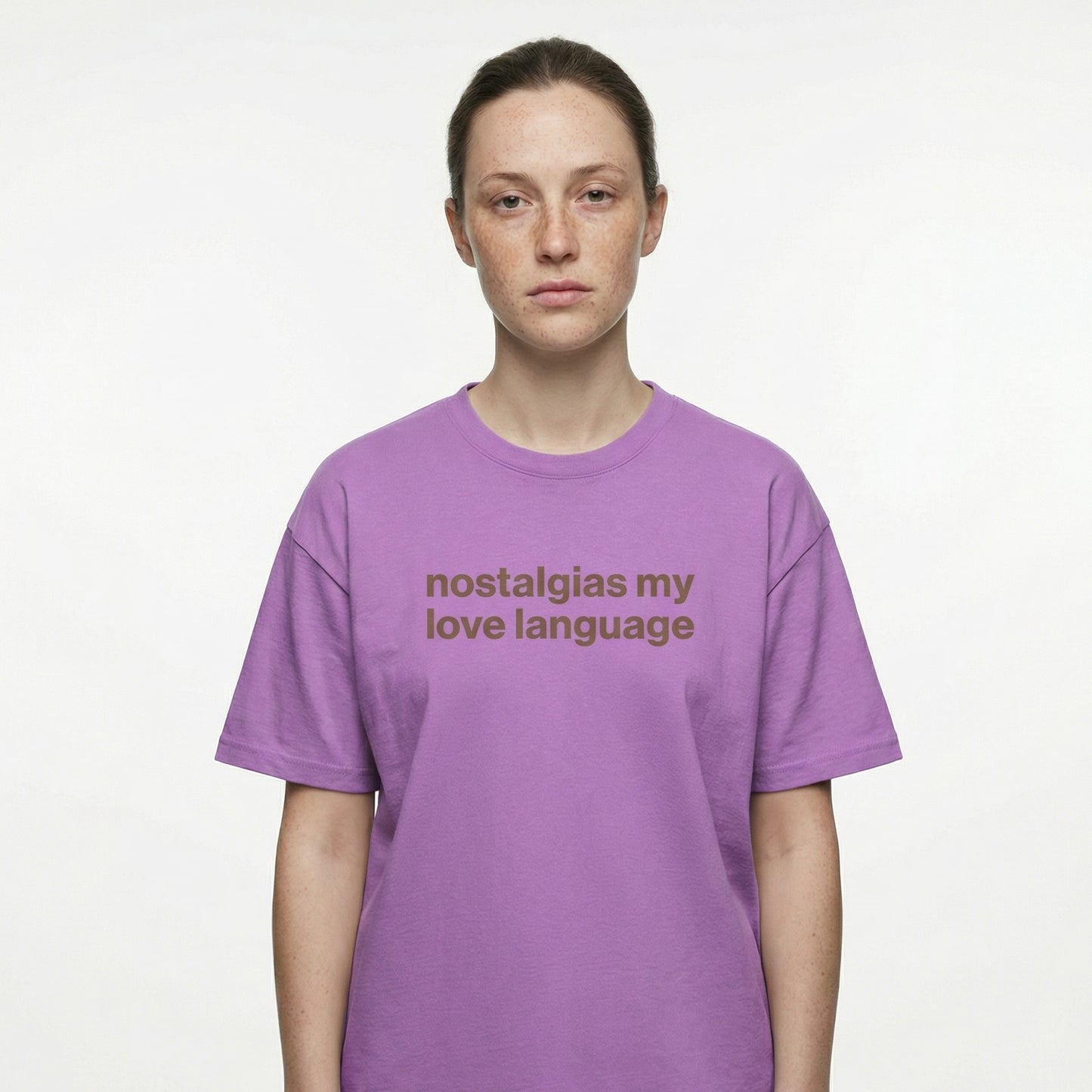 nostalgia’s my love language tee